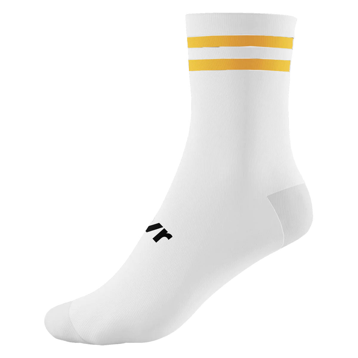 Mc Keever Pro Mid 2 Bar Socks - Adult - White/Gold/White
