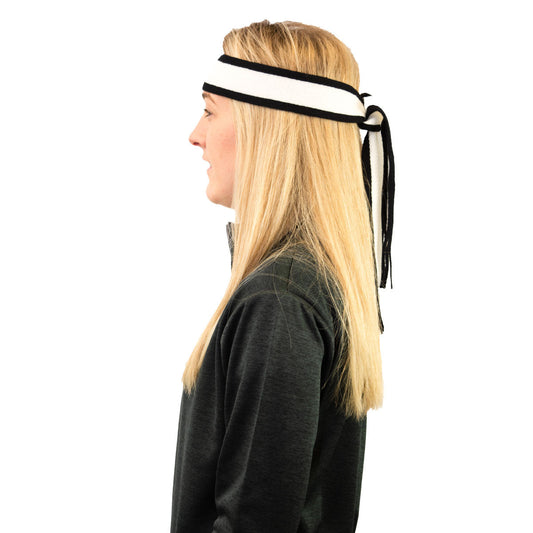 Mc Keever Sports Supporters Mini Scarf - Black/White