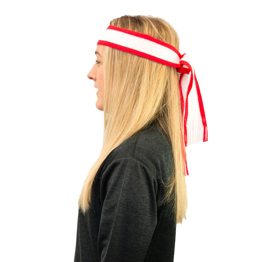Mc Keever Sports Supporters Mini Scarf - Red/White