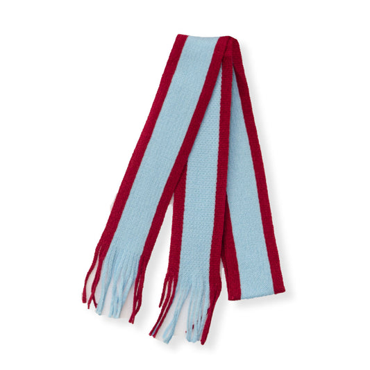 The GAA Store Supporters Mini Scarf - Maroon/Sky Blue