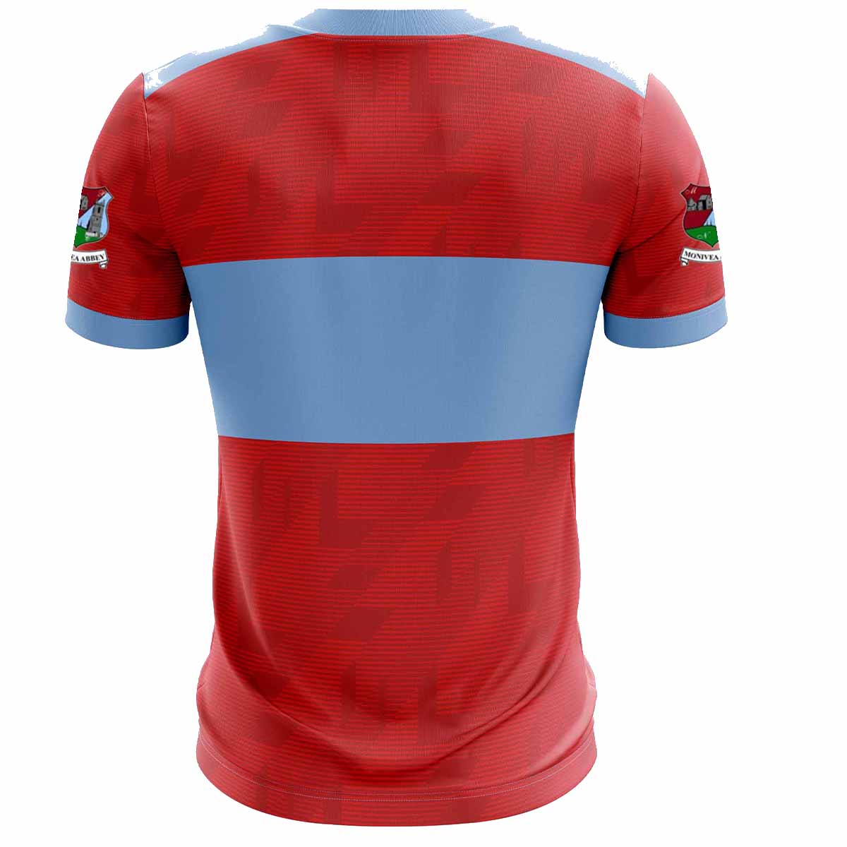 Mc Keever Monivea Abbey GAA Playing Jersey - Youth - Red/Sky