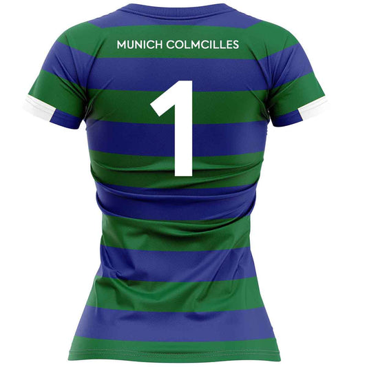 Mc Keever Munich Colmcilles GAA Numbered Goalkeeper Jersey - Womens - Blue/Green