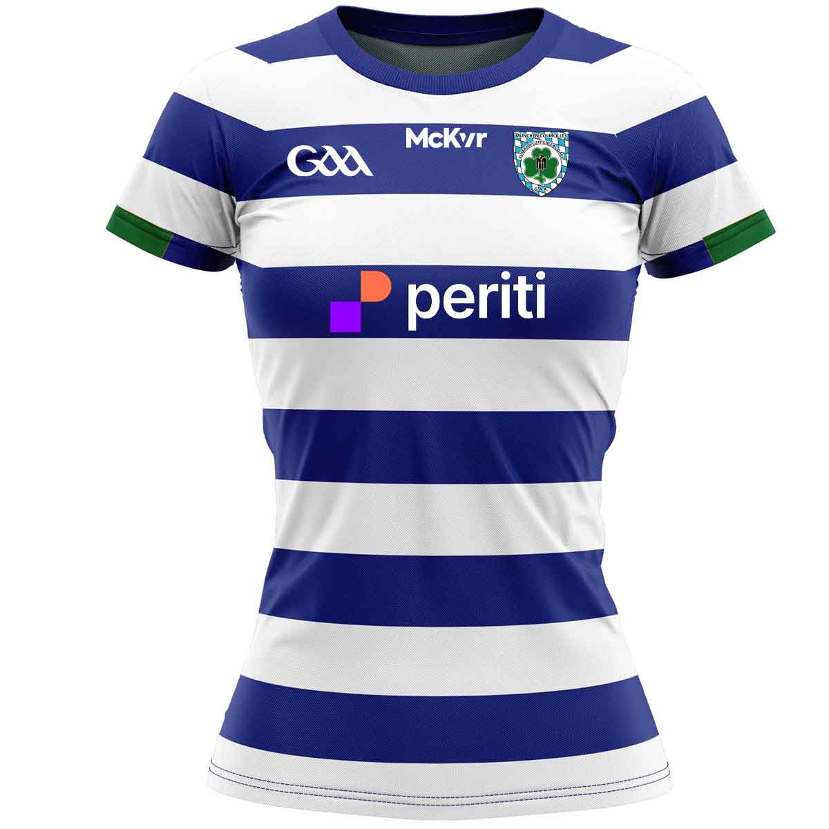 Mc Keever Munich Colmcilles GAA Playing Jersey - Womens - Blue/White