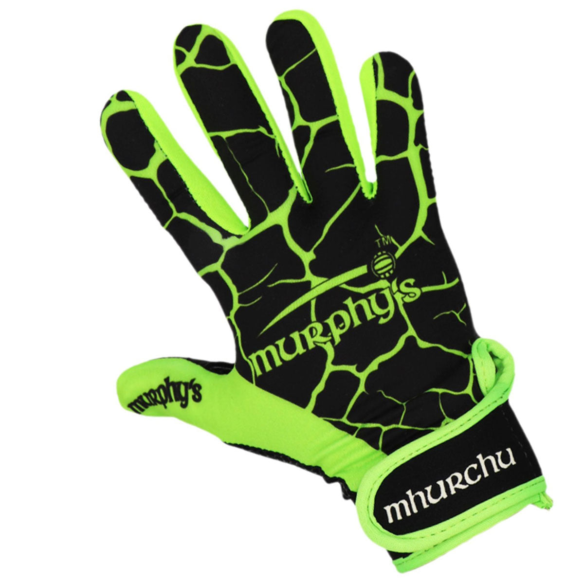 Murphy's Gaelic Gloves - Adult - Black/Lime Lightning