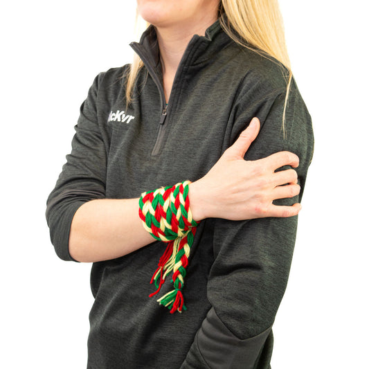 The GAA Store Supporters Wool Plait - Red/Yellow/Green
