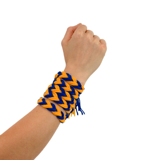 The GAA Store Supporters Wool Plait - Royal/Gold