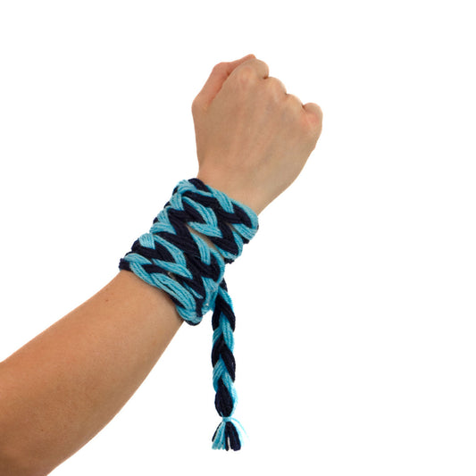 The GAA Store Supporters Wool Plait - Sky Blue/Navy