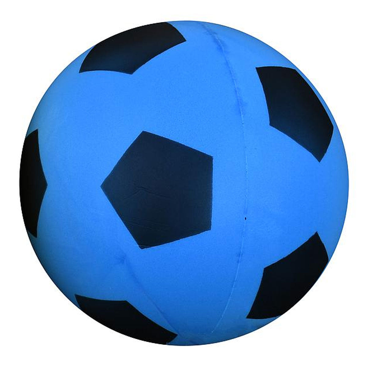 Precision Training Uncoated 20cm Foam Football - Blue/Black