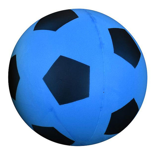 Precision Training Uncoated 20cm Foam Football - Blue/Black