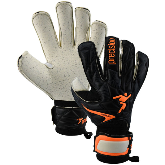 Precision Training Precision Fusion_X.3D Pro Surround Quartz Goalkeeper Glove - Adult - White/Black/Grey/Orange
