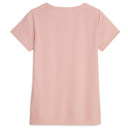 Puma Performance Short Sleeve Tee - Womens - Pink/White