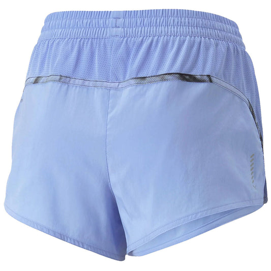 Puma Run Favourite Velocity 3 inch Shorts - Womens - Elektro Purple
