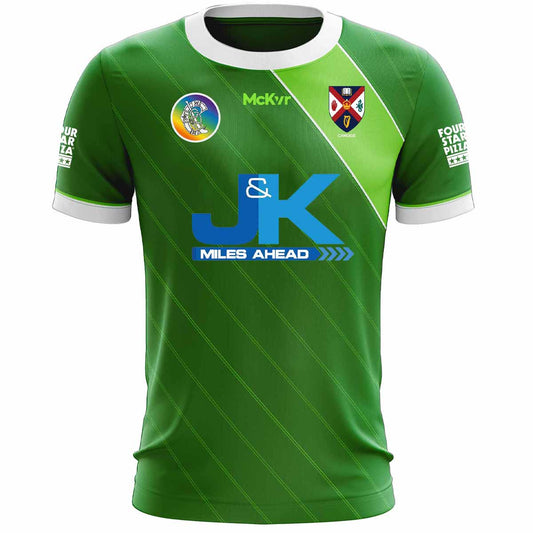 Mc Keever Queens GAA Official Camogie Home Jersey - Womens - Green