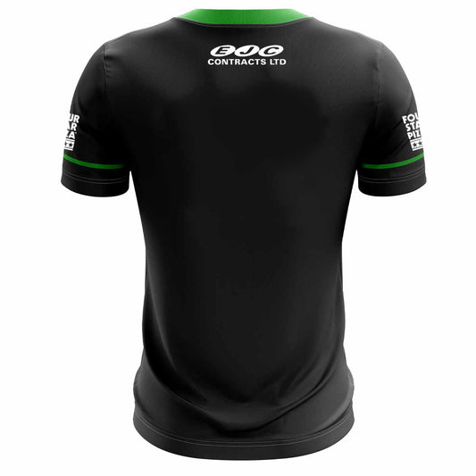 Mc Keever Queens GAA Official Camogie Away Jersey - Womens - Black