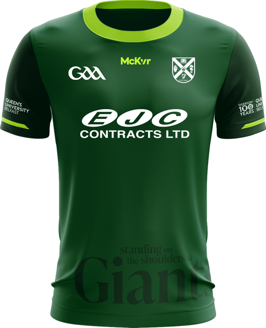 Mc Keever Queens GAA Sigerson 100 Years Playing Jersey - Womens - Green