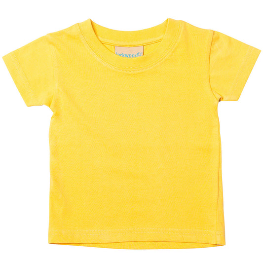 Larkwood Baby Plain Tee - Yellow