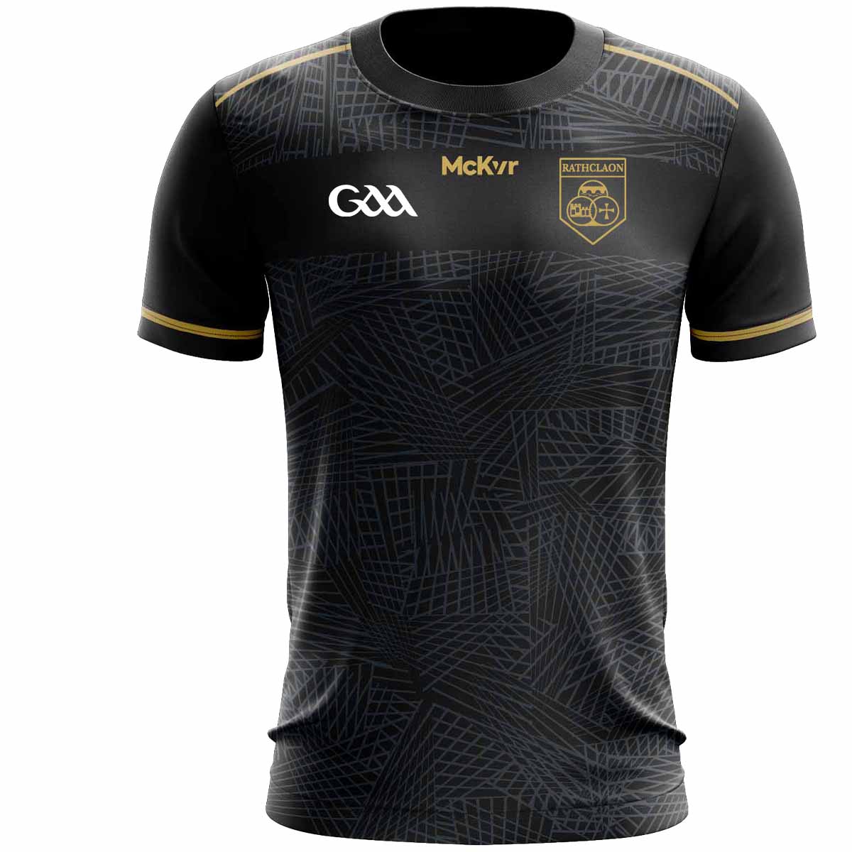 Mc Keever Rathcline GAA Training Jersey - Adult - Black