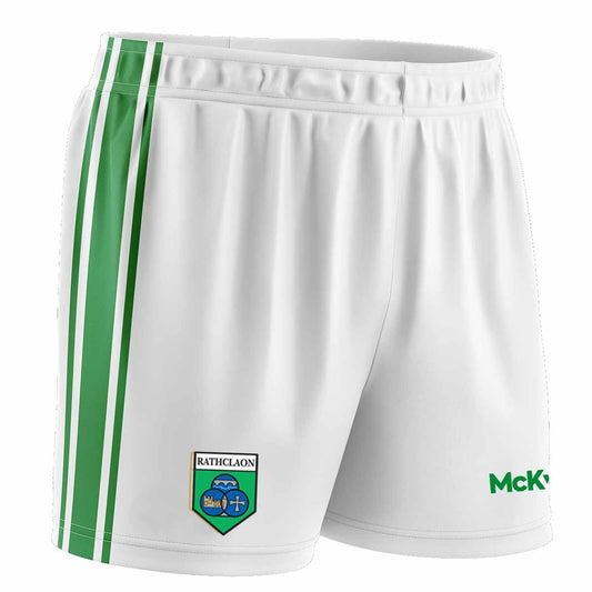 Mc Keever Rathcline GAA Playing Short - Adult - White
