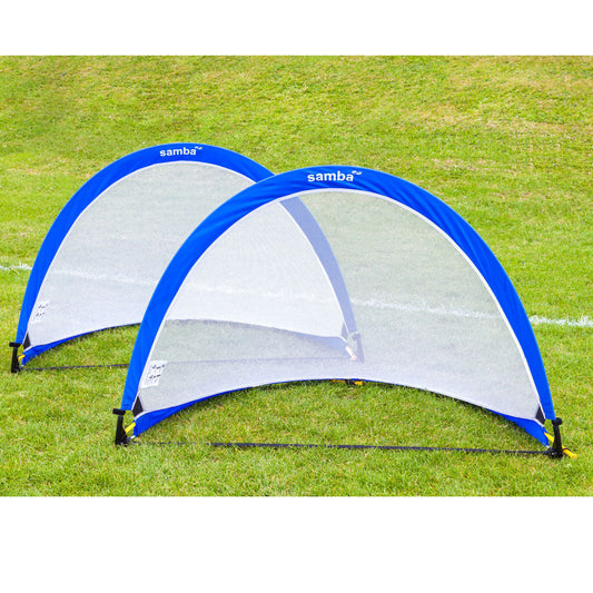 Samba Soccer Elite Pop Up Goal 4ft Round - Blue
