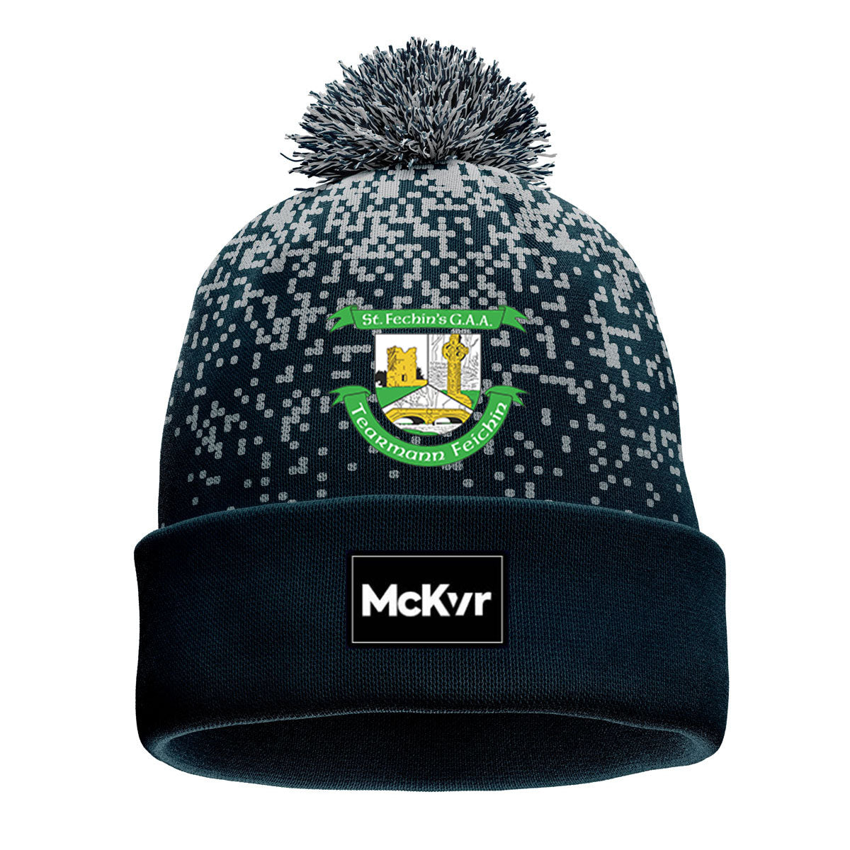 Mc Keever St Fechins GAA Core 22 Bobble Hat - Youth - Navy/Grey