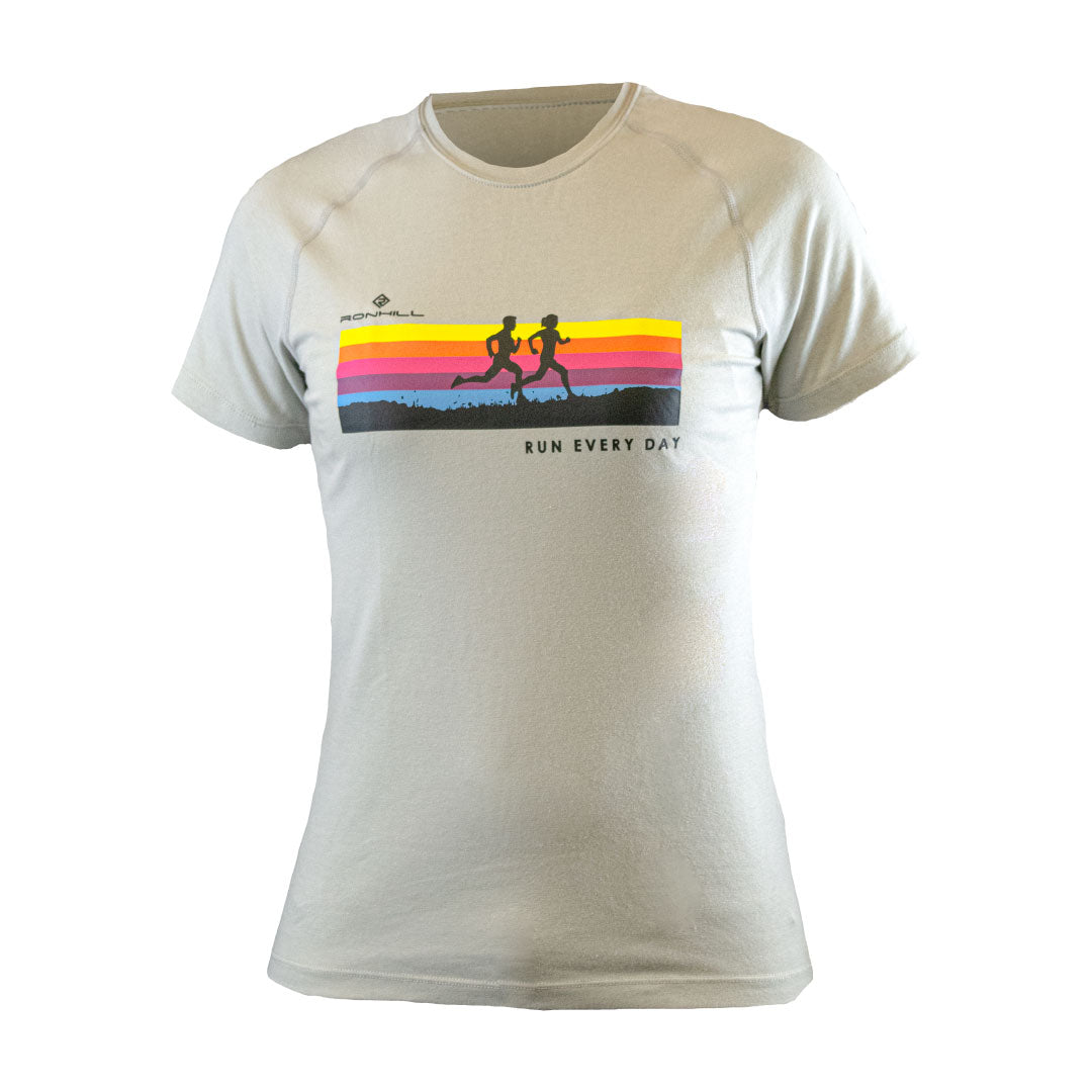 Ronhill Core Short Sleeve Tee - Womens - Light Grey