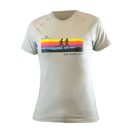 Ronhill Core Short Sleeve Tee - Womens - Light Grey