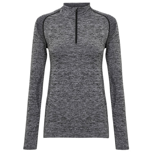 TriDri 3D Fit' Multi Sport Performance 1/4 Zip - Womens - Charcoal