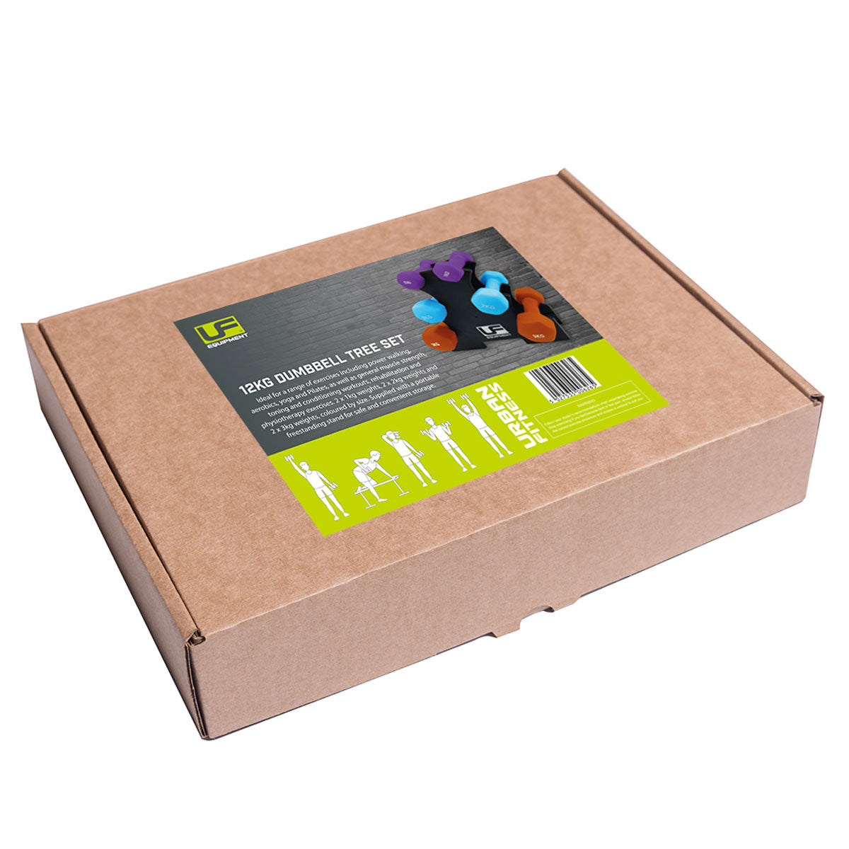 UFE 12KG Dumbbell Tree Set