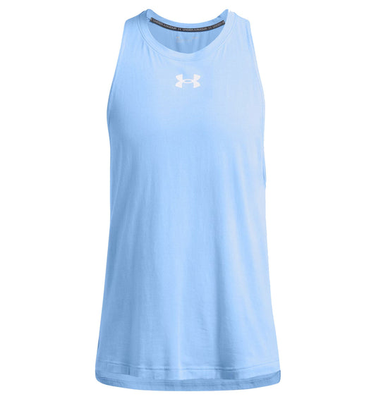 Under Armour Baseline Cotton Tank Top - Mens - Horizon Blue/Tech Blue