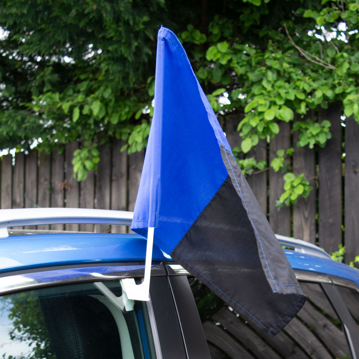 The GAA Store Half and Half Car Flag - Royal/Black