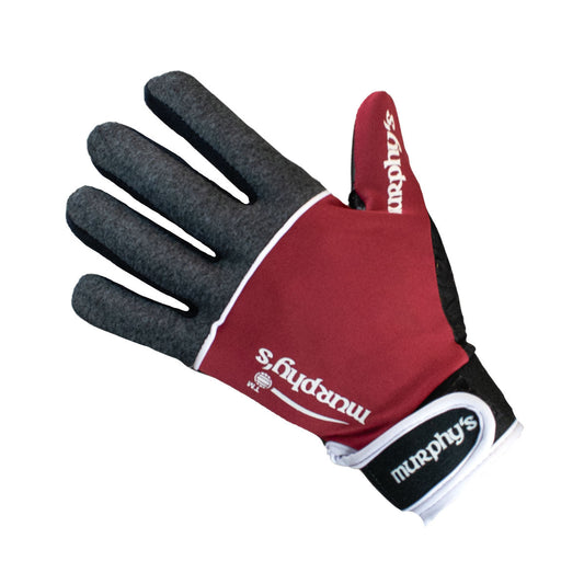 Murphy's V2 Gaelic Gloves - Youth - Grey/Maroon/White