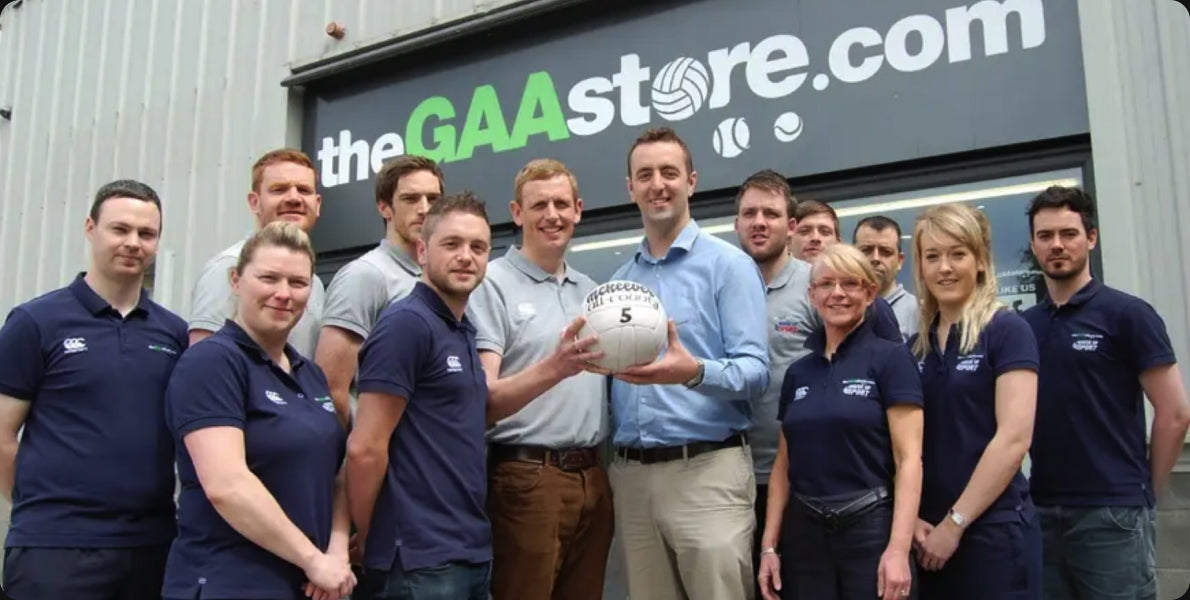 The GAA Store team outside the original store