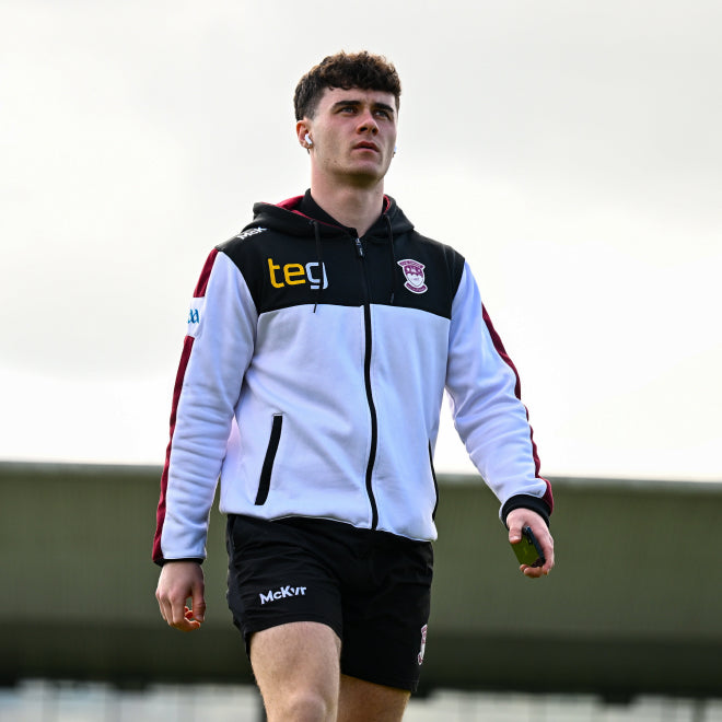 Westmeath GAA player in McKvr leisurewear