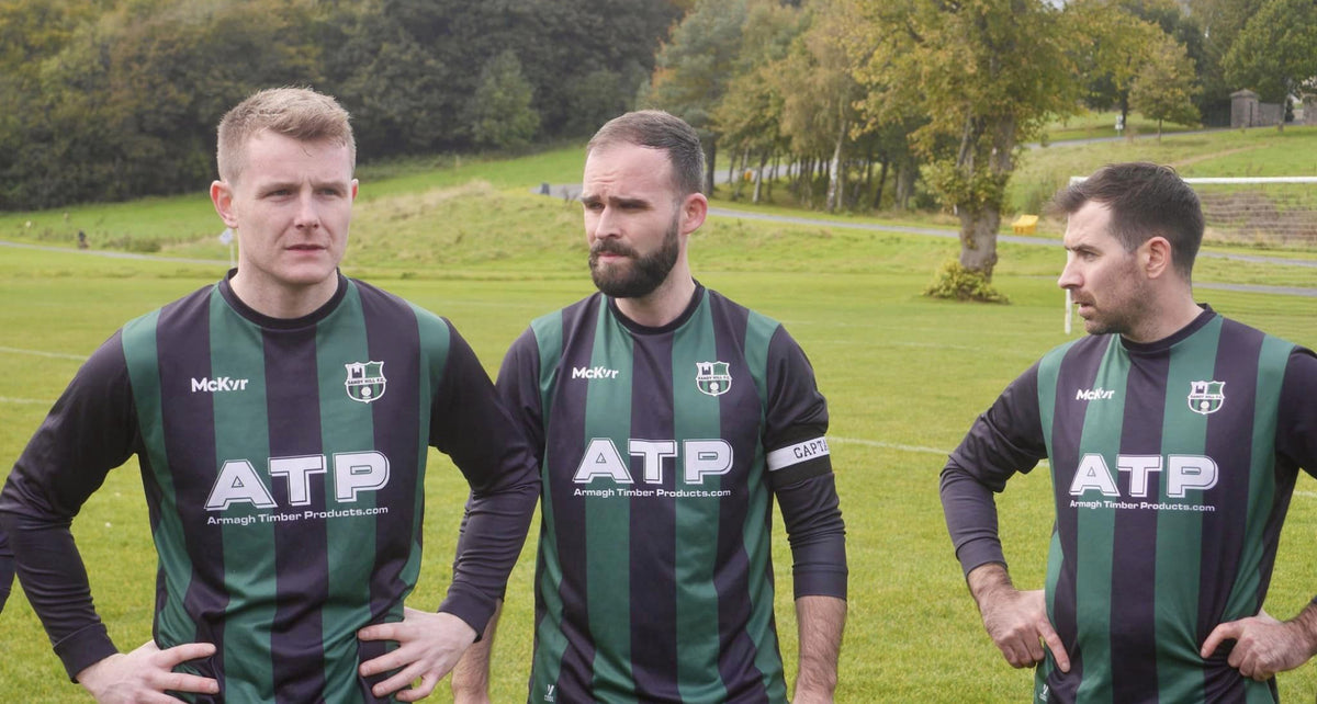 Soccer team in McKvr jerseys