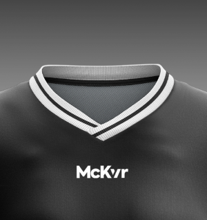 Crossover jersey collar