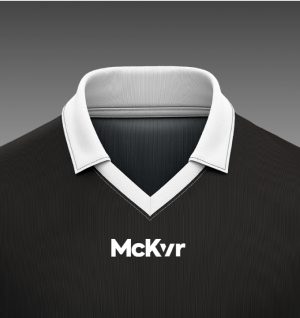 Slim full jersey collar