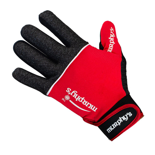 Murphy's V2 Gaelic Gloves - Youth - Grey/Red/White