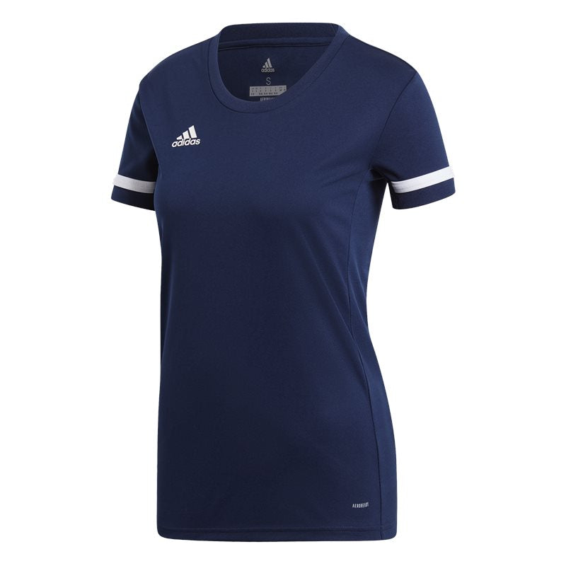 adidas Team 19 Short Sleeve Jersey - Womens - Navy Blue/White