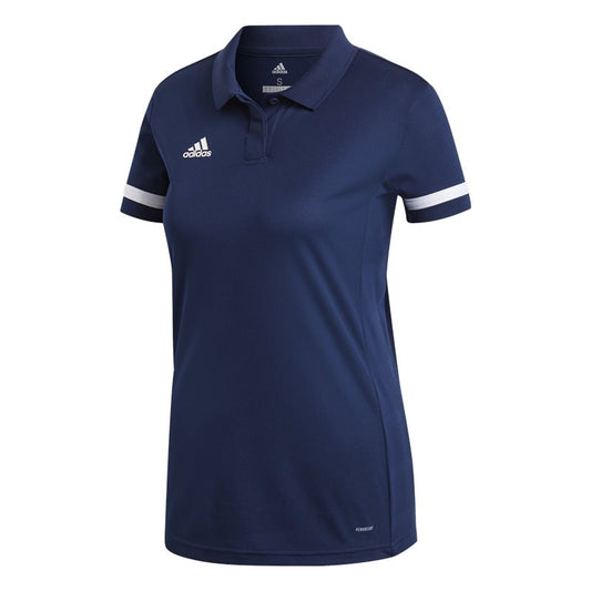 adidas Team 19 Polo Top - Womens - Navy Blue/White