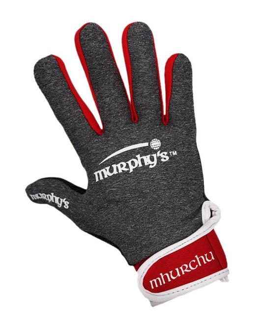 Murphy's Gaelic Gloves - Youth - Grey/Red/White