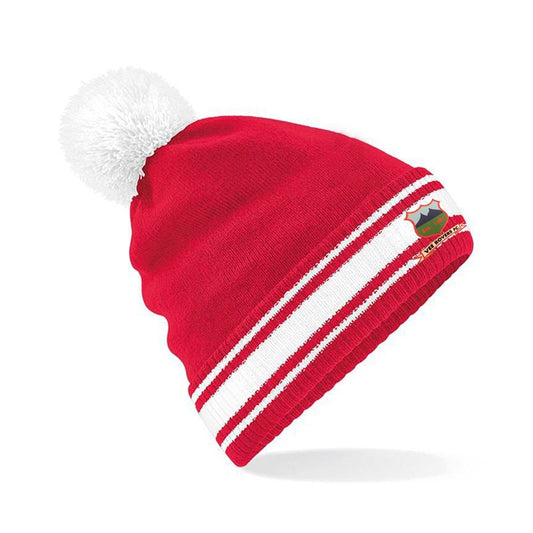 Mc Keever Vee Rovers FC Stadium Bobble Hat - Red/White