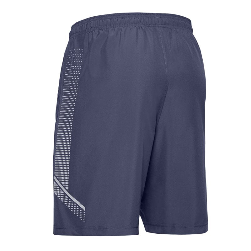 Under Armour Woven Graphic Training Shorts - Mens - Blue Ink/Mod Grey