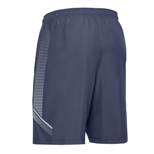 Under Armour Woven Graphic Training Shorts - Mens - Blue Ink/Mod Grey