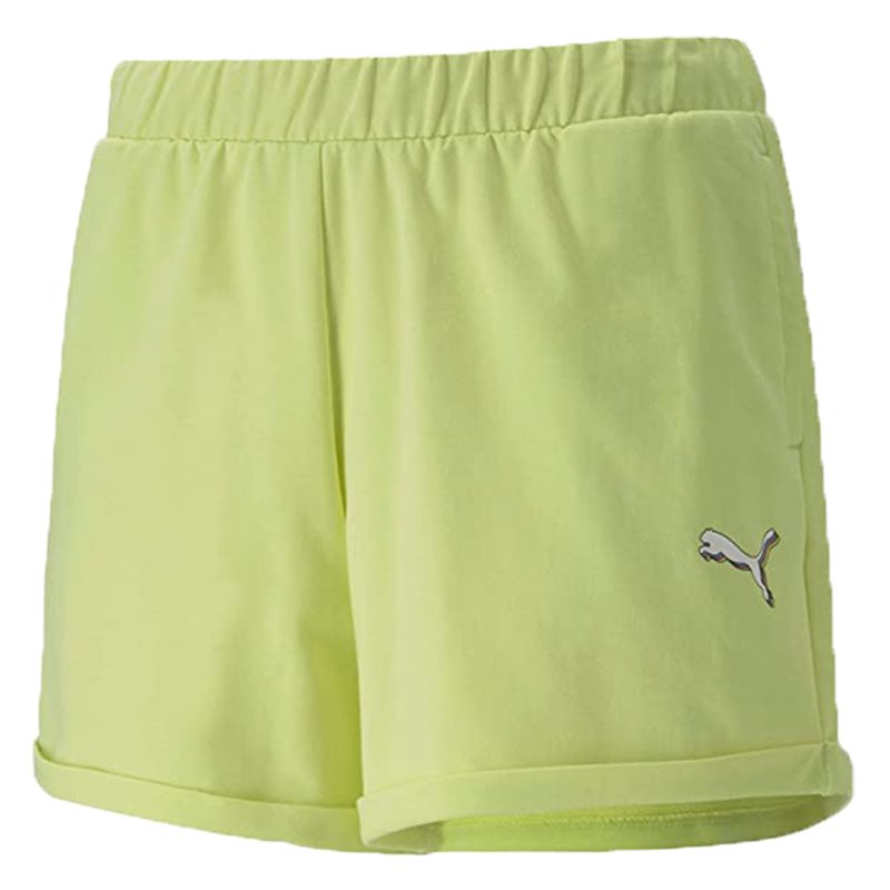 Puma Celebration Shorts - Womens - Sunny Lime
