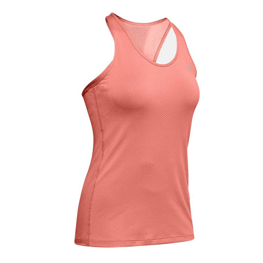 Under Armour Heatgear Armour Racer Training Tank Top - Womens - Blush Orange/Metallic Silver