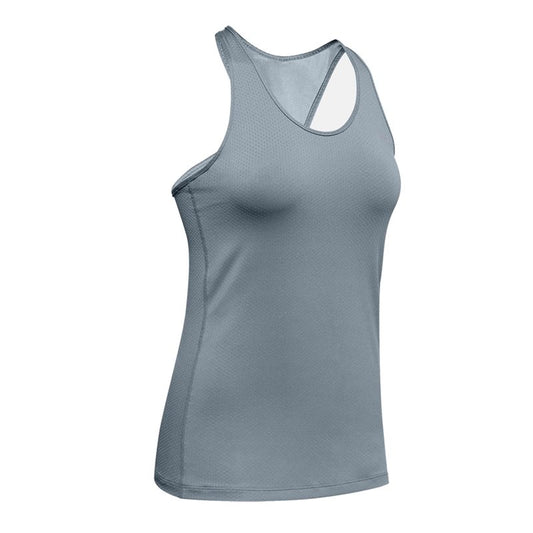 Under Armour HeatGear Armour Racer Training Tank Top - Womens - Hushed Turquoise/Metallic Silver