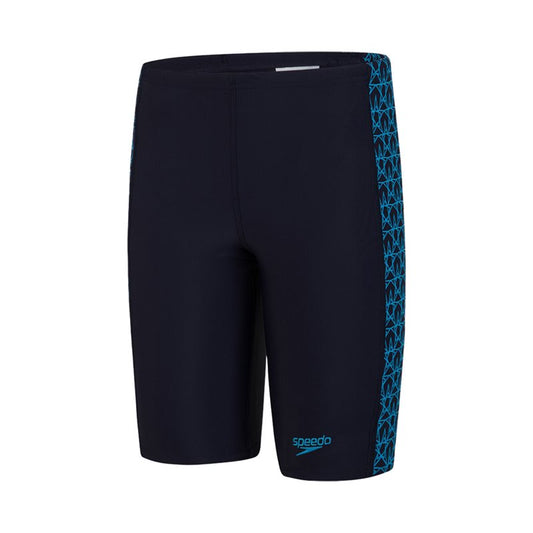 Speedo Boomstar Splice Jammer Swim Shorts - Boys - Navy/Pool