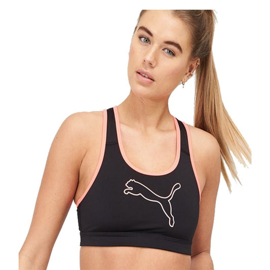 Puma 4 Keeps M Sports Bra - Womens - Black/Pink