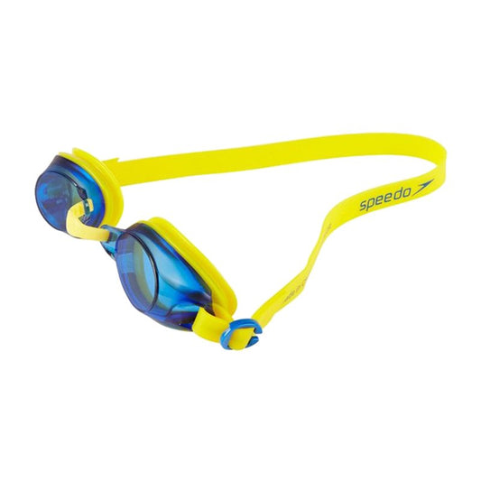 Speedo Jet V2 Goggles - Youth - Empire Yellow/Neon Blue