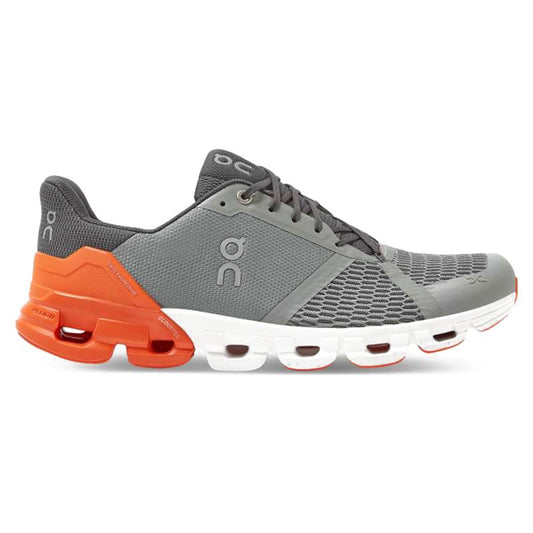 On Cloudflyer Running Shoes - Mens - Grey/Orange